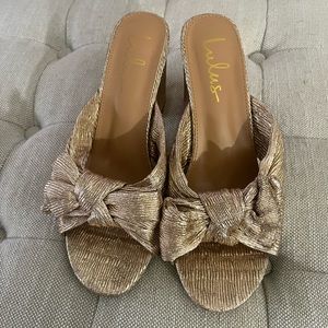 Gold Lulus Heel